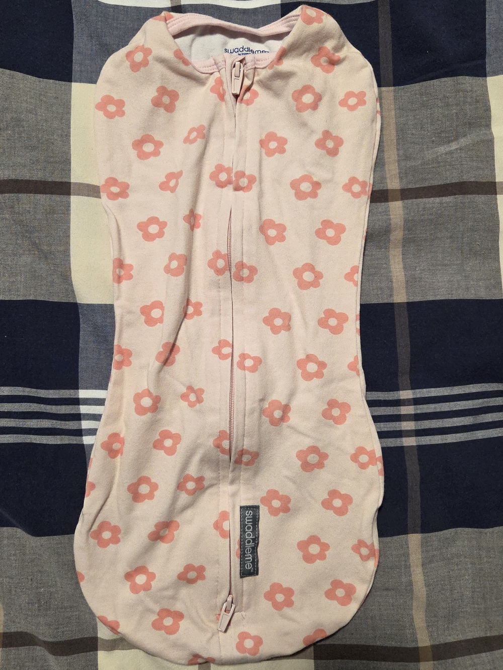 NWOT SwaddleMe Floral Zip Swaddle - Pink Flower Print
